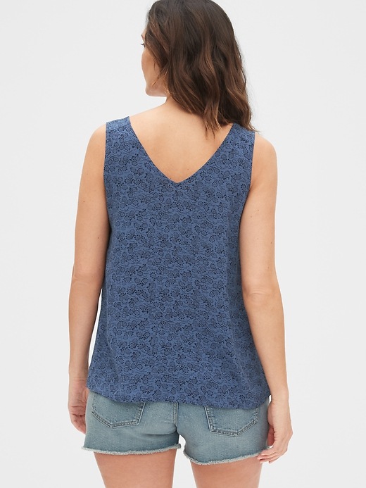 Image number 2 showing, Maternity Button-Front Tank Top