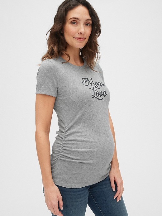 Image number 1 showing, Maternity Graphic T-Shirt