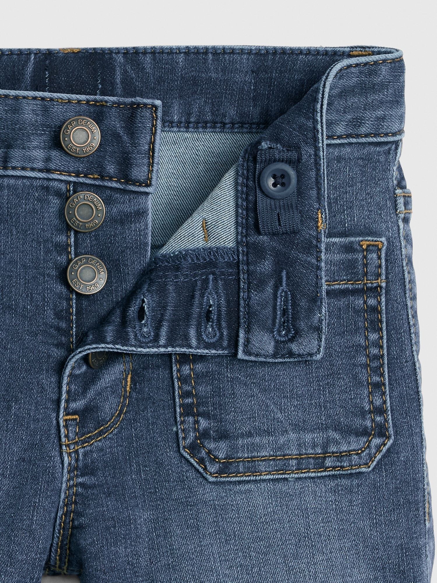 Детские шорты Gap Kids High Rise Shortie Shorts — фото 4