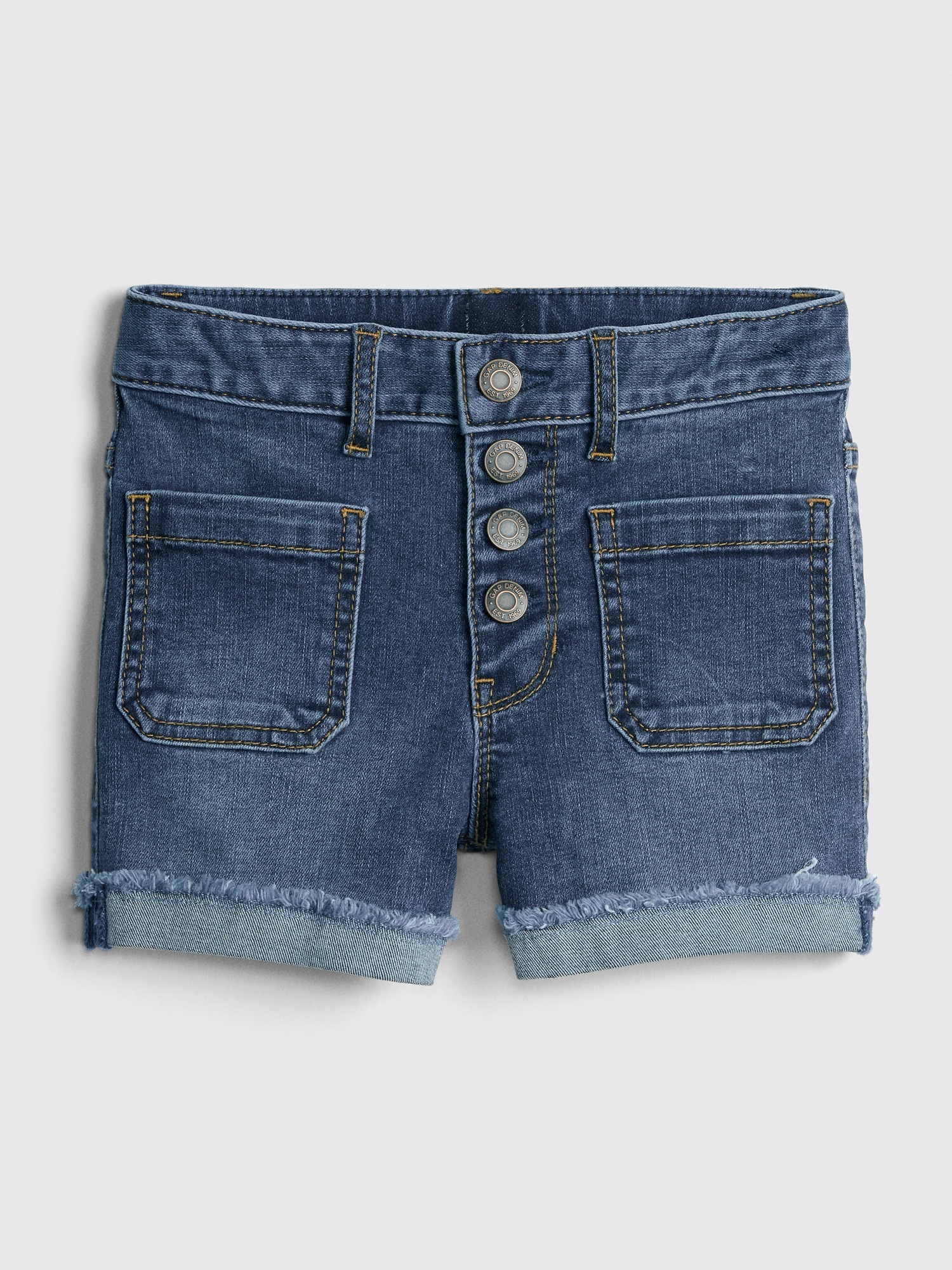 Детские шорты Gap Kids High Rise Shortie Shorts — фото 2