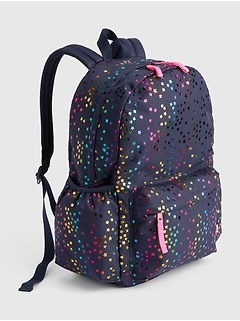 Kids Foil Star Senior Backpack