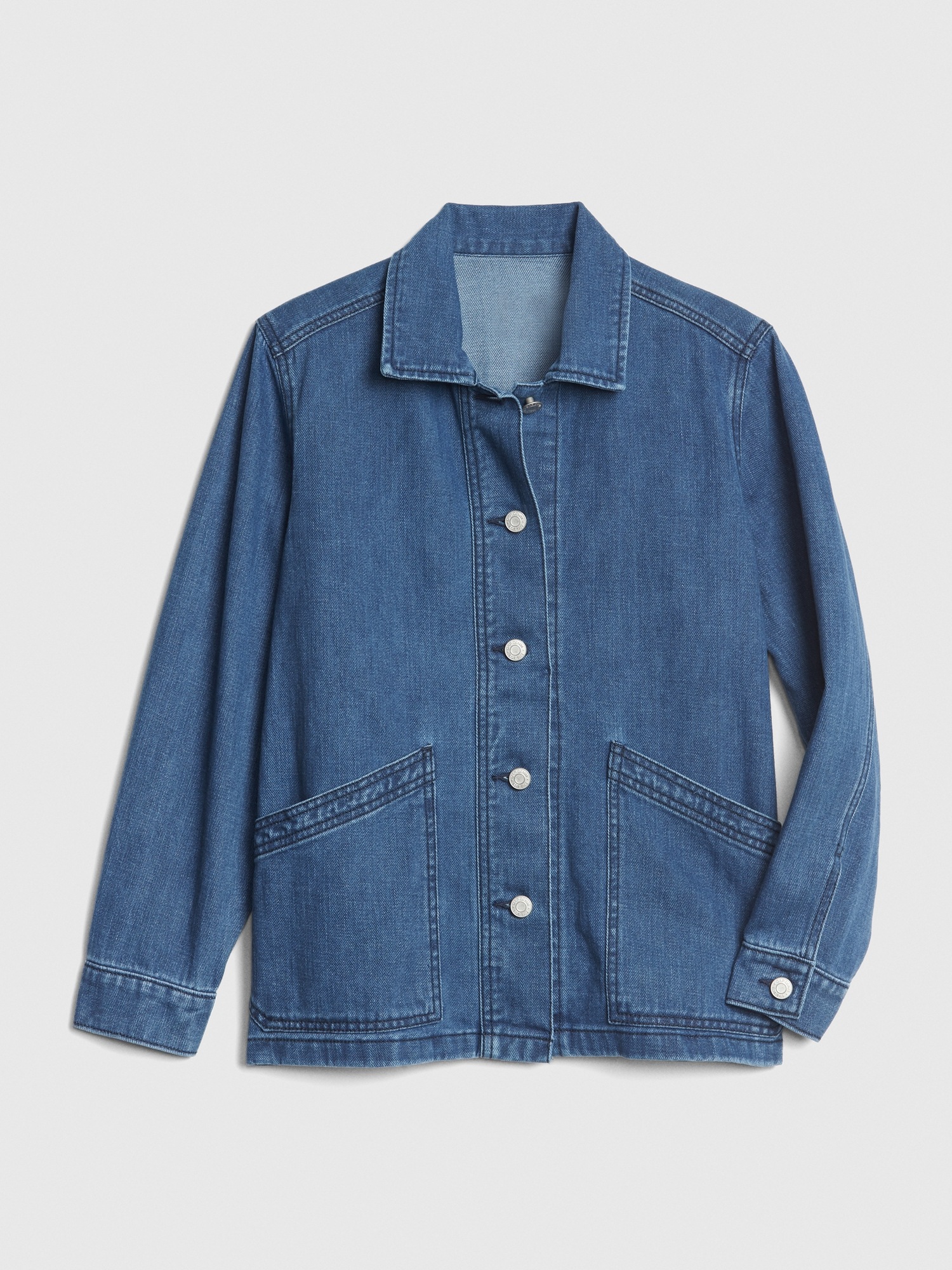 Gap denim swing best sale jacket