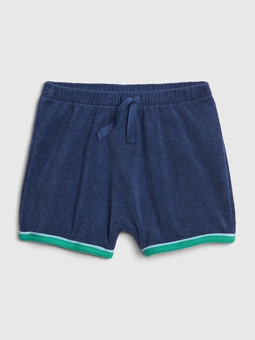 Image number 1 showing, Baby Pull-On Shorts in Towel Terry