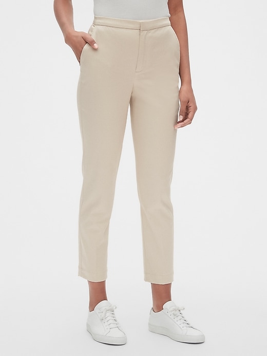 Image number 1 showing, High Rise Slim Crop Pants