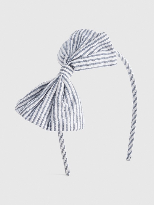 View large product image 1 of 1. Toddler Stripe Bow Headband