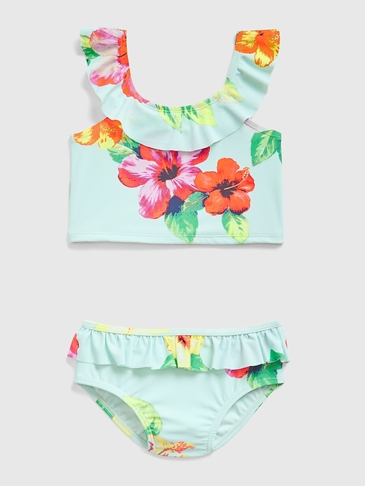 View large product image 1 of 1. Toddler Print Swim Two-Piece