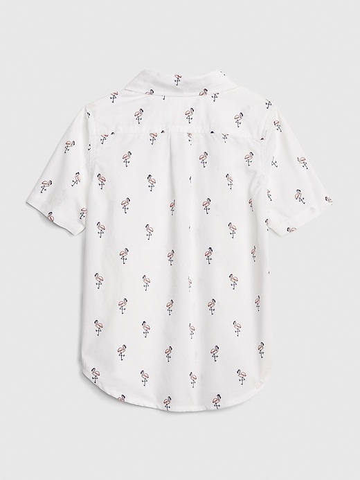 Toddler Print Short Sleeve Shirt Gap