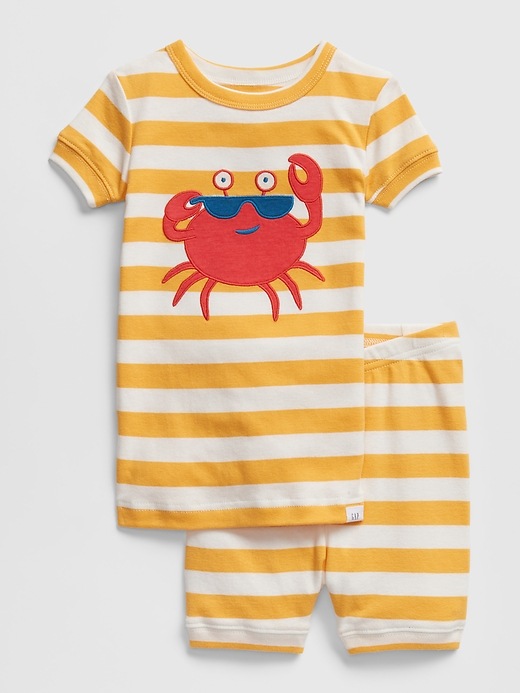 Image number 1 showing, babyGap Crab Short PJ Set