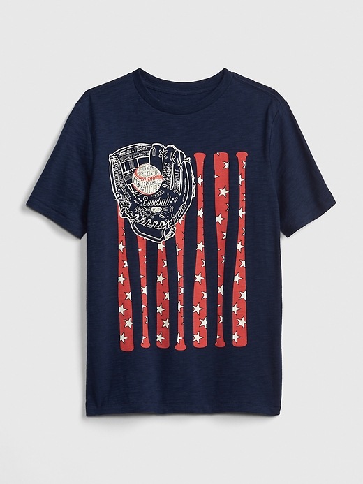Image number 4 showing, Kids Americana Graphic Short Sleeve T-Shirt