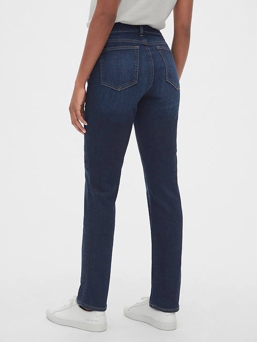 Image number 2 showing, Mid Rise Curvy Classic Straight Jeans