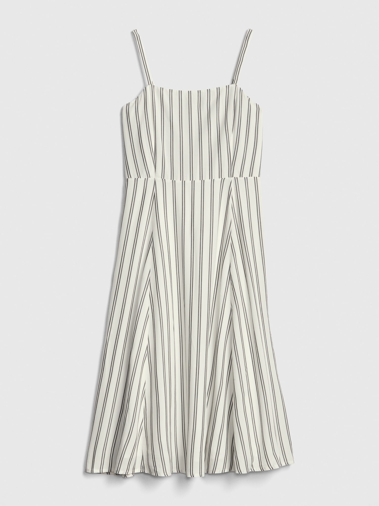 Gap Women's Cami Fit & Flare Dress - Soft Cotton Sleeveless Dress For Everyday Wear
