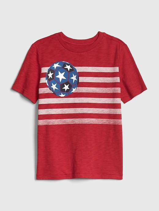 Image number 5 showing, Kids Americana Graphic Short Sleeve T-Shirt