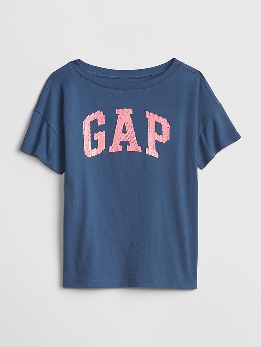 Image number 4 showing, Kids Flippy Sequin Short Sleeve T-Shirt