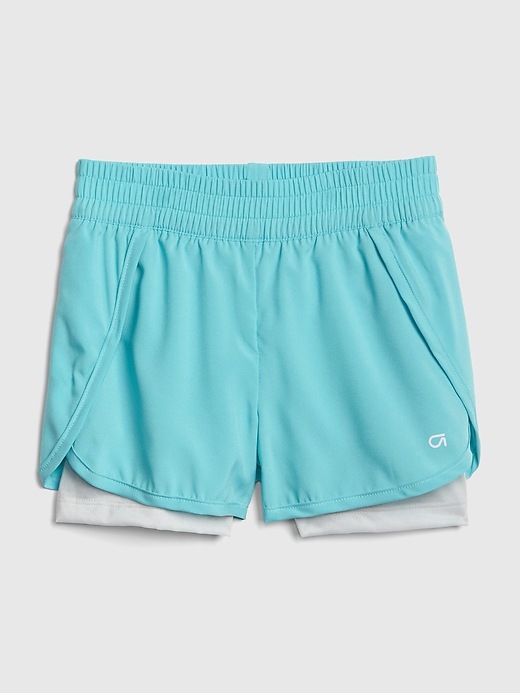 View large product image 1 of 1. GapFit Kids Lined Shorts