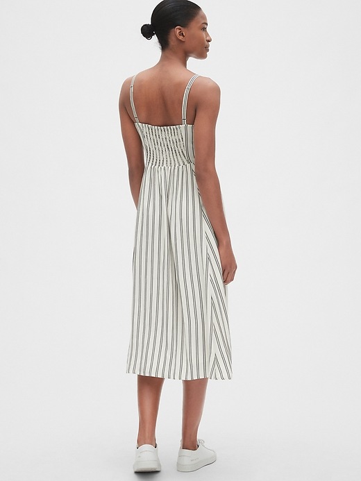 Image number 2 showing, Stripe Fit and Flare Cami Midi Dress
