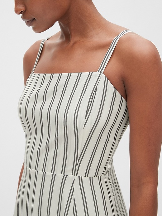 Image number 5 showing, Stripe Fit and Flare Cami Midi Dress