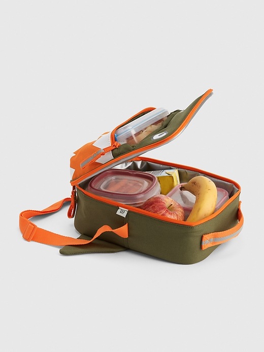 2 of 8 showing, with the color shark of product Kids Shark Lunchbox