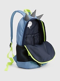 View large product image 3 of 5. Kids Reflective Dino Senior Backpack