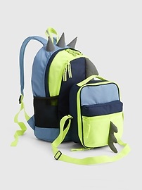 View large product image 4 of 5. Kids Reflective Dino Senior Backpack