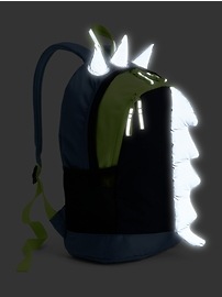 View large product image 5 of 5. Kids Reflective Dino Senior Backpack