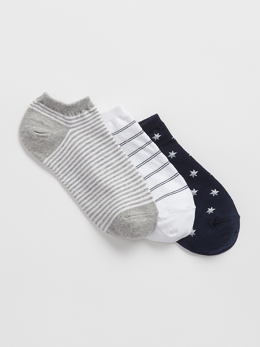 View large product image 1 of 1. Pattern Ankle Socks (3-Pack)