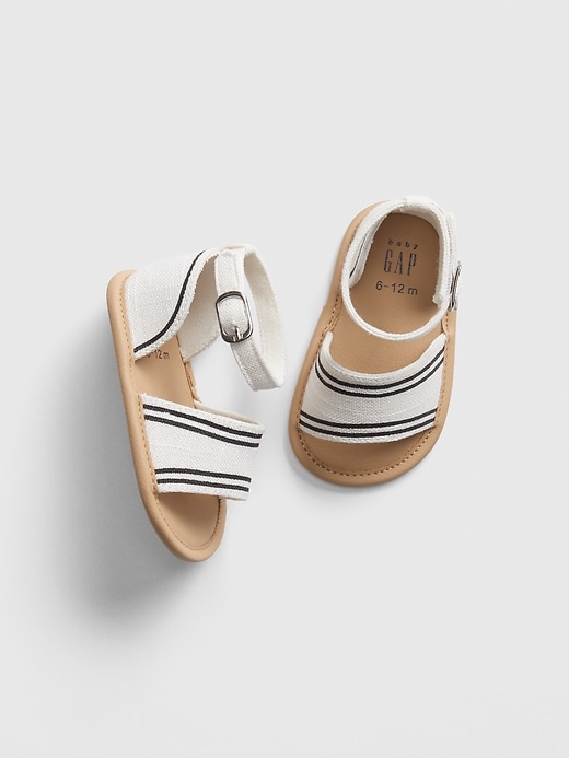 View large product image 1 of 1. Baby Stripe Sandals
