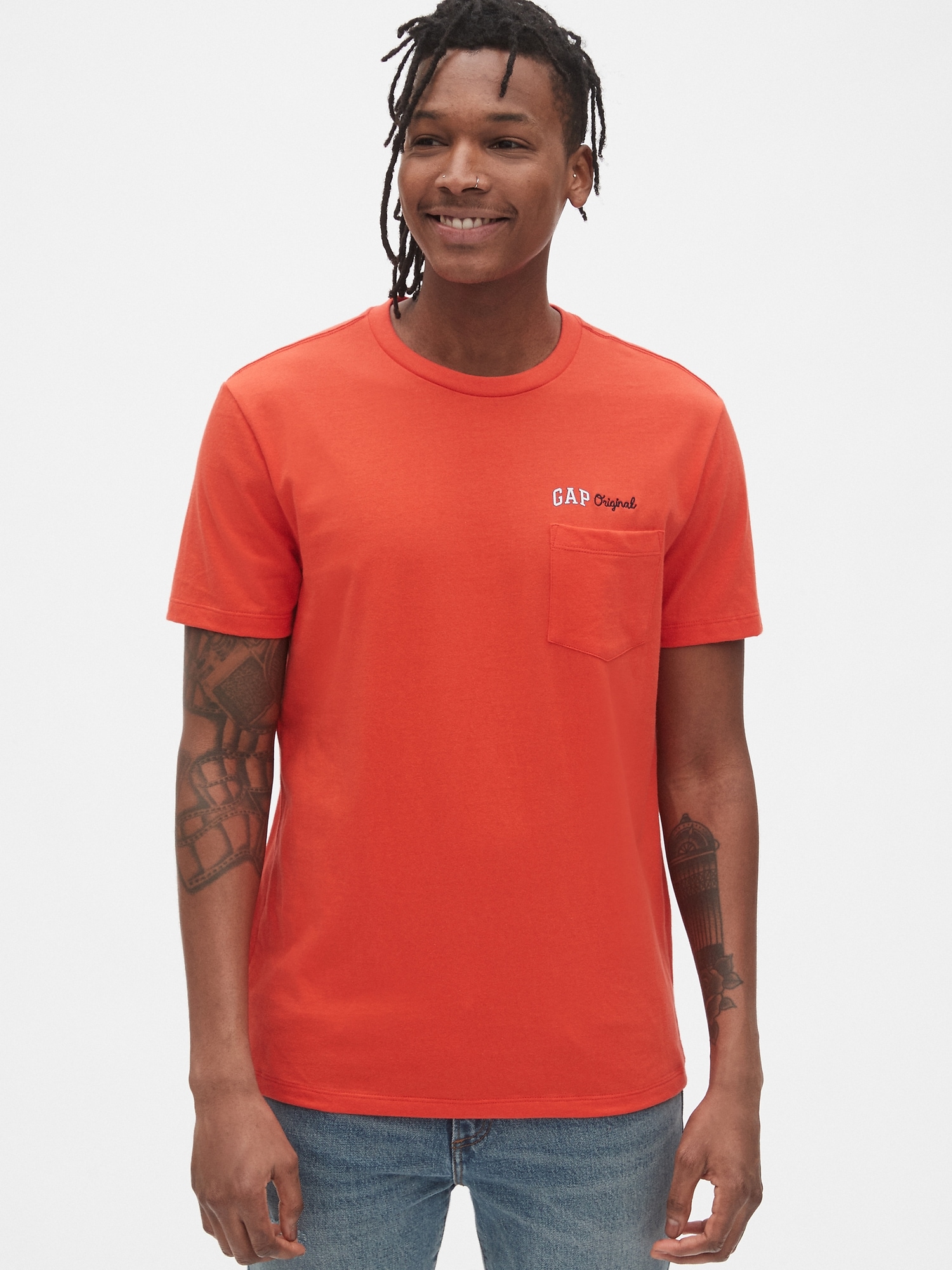 Gap Original Logo Pocket TShirt Gap