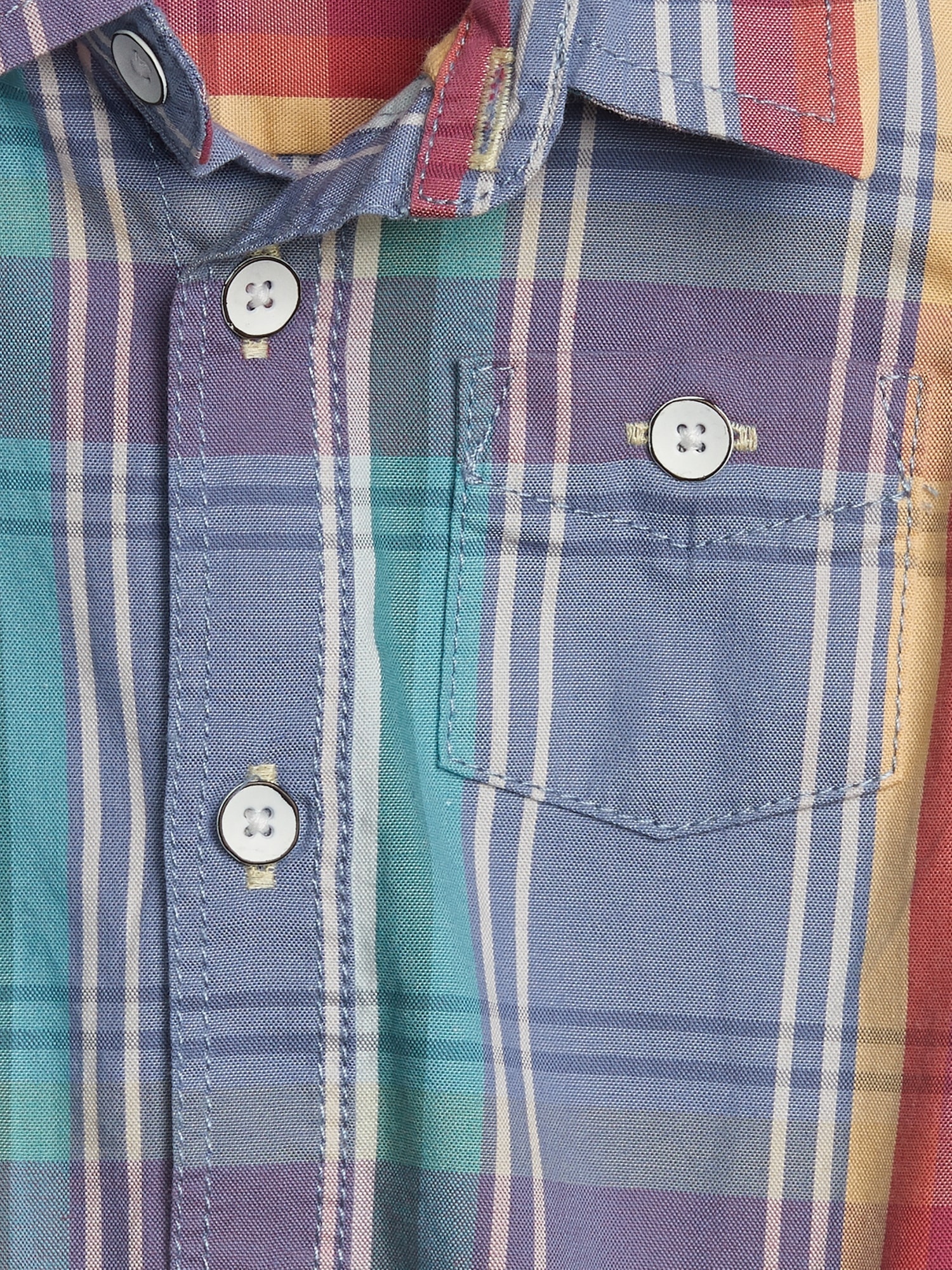 Baby Plaid Bodysuit Gap