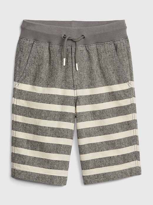 Image number 2 showing, Kids Linen Pull-On Shorts