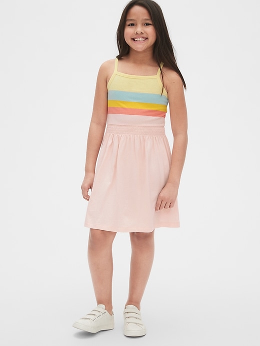 Image number 2 showing, Kids Colorblock Fit And Flare Dress