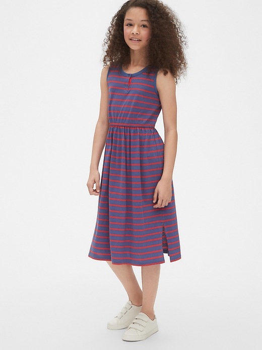 Image number 2 showing, Kids Stripe Tank Midi Dress