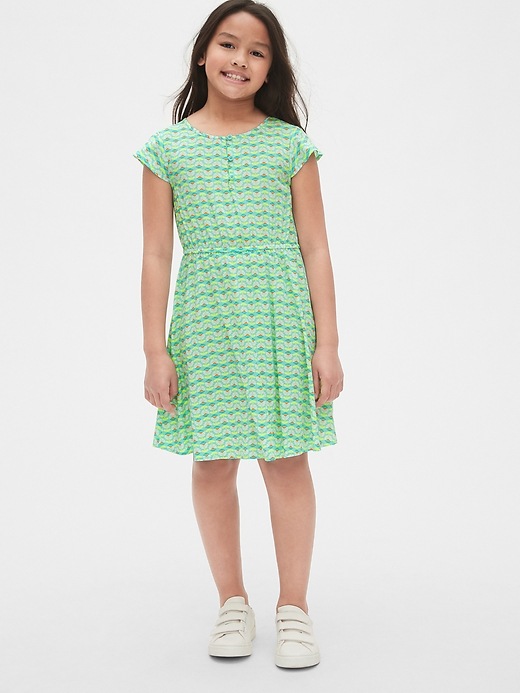 Image number 2 showing, Kids Print Fit and Flare Dress