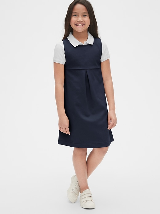 View large product image 1 of 1. Kids Uniform Sleeveless Jumper