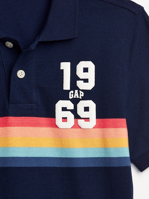Image number 3 showing, Kids Gap Logo Polo Shirt