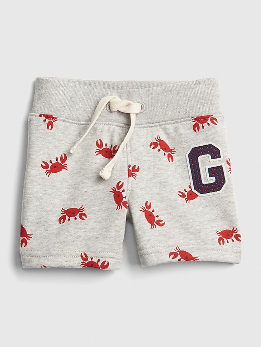 Image number 1 showing, Baby Print Gap Logo Shorts