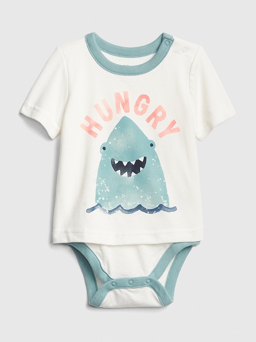 Image number 1 showing, Baby Shark Short Sleeve Body Double