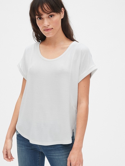Softspun Roll Sleeve T-Shirt | Gap