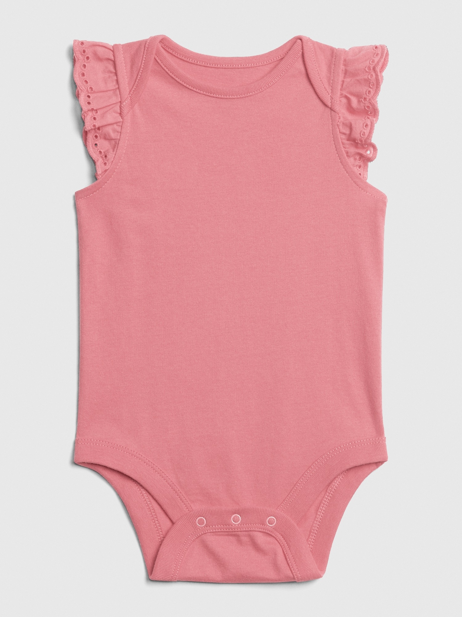 Baby Eyelet Ruffle Bodysuit Gap