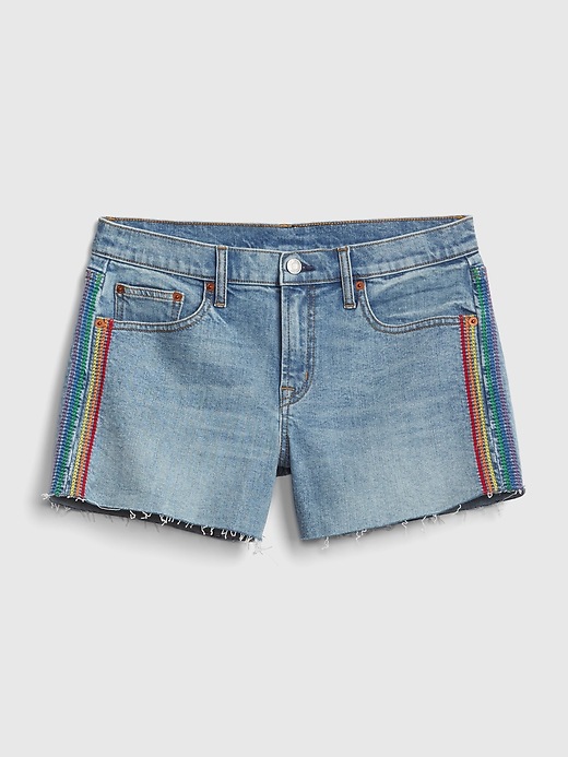 関税込み【 Jeans】Pride Shorts Gap + Pride Mid Rise 3