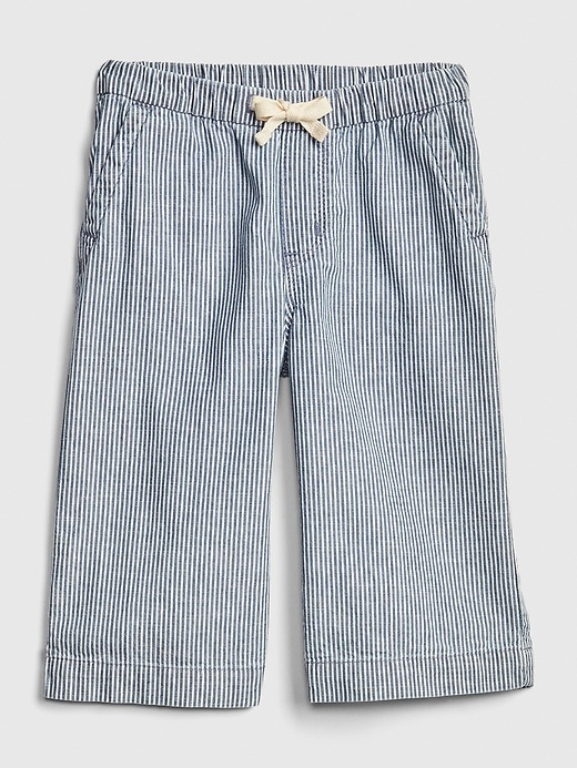 Image number 1 showing, Toddler Stripe Wide-Leg Jeans