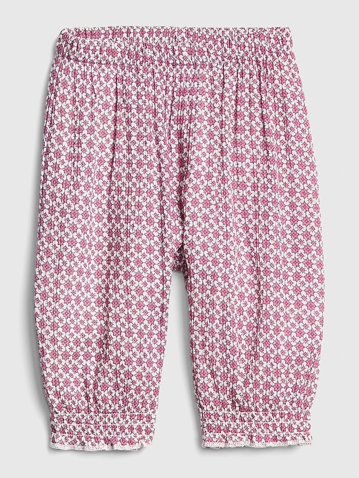 View large product image 1 of 1. Baby Print Crinkle-Weave Pants