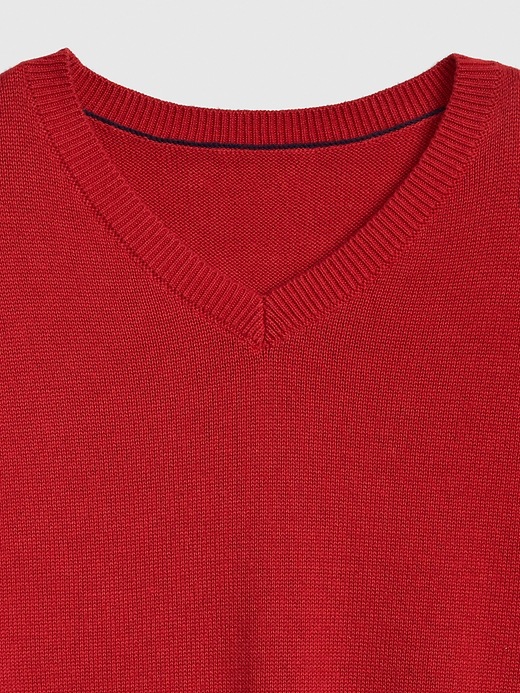 Image number 4 showing, Kids Uniform V-Neck Sweater