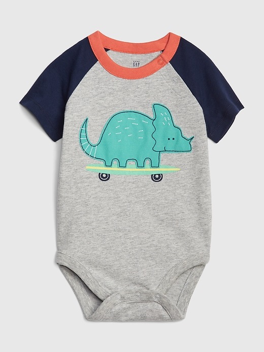 Image number 1 showing, Baby Graphic Short Sleeve Bodysuit