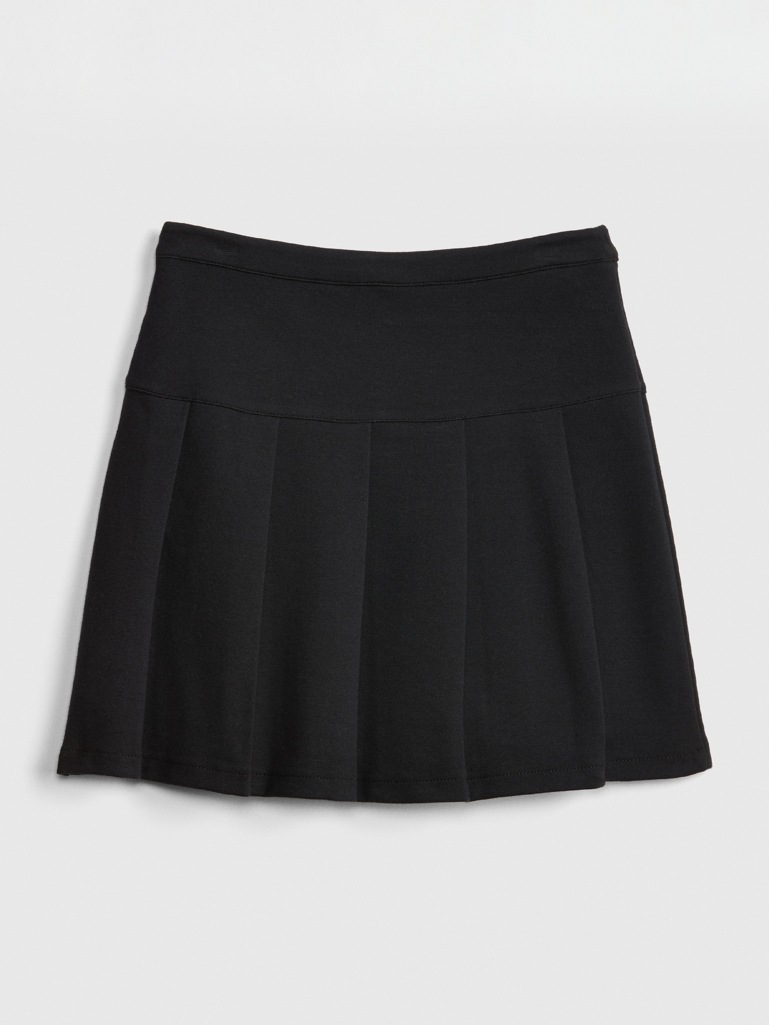 gap black pleated skirt