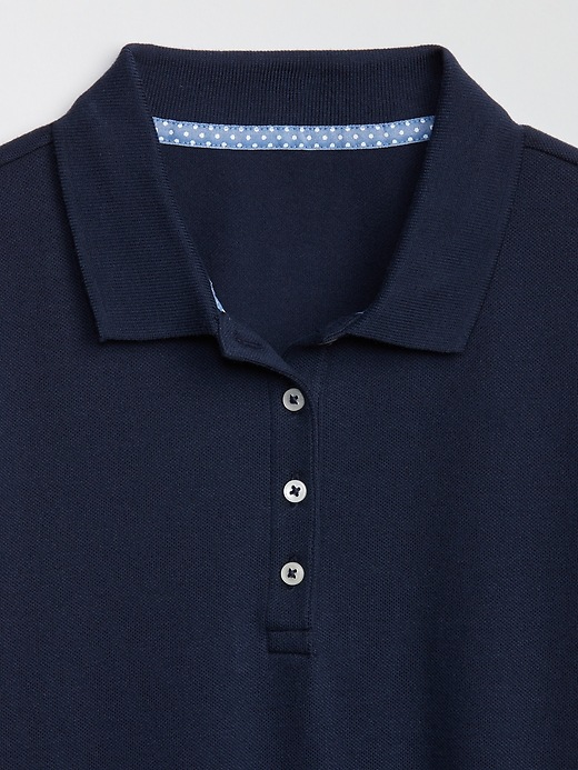 Image number 3 showing, Kids Uniform Stretch Short Sleeve Polo Shirt