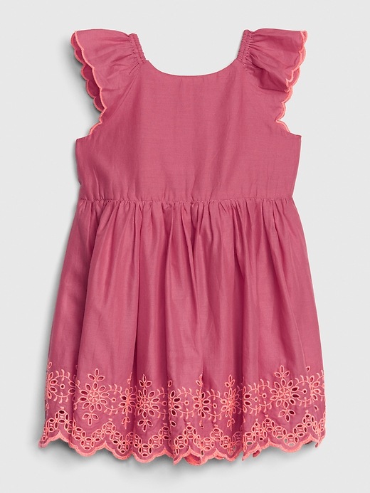 Image number 2 showing, Toddler Eyelet Flutter Dress
