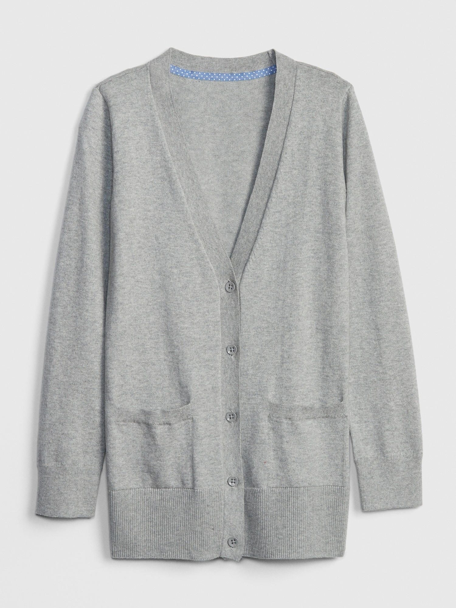 kids grey cardigan