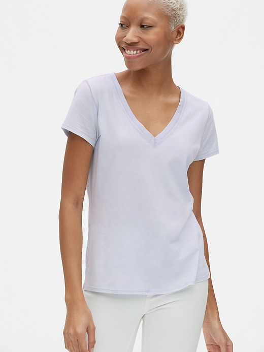 Image number 7 showing, Vintage Wash V-Neck T-Shirt