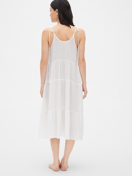 Image number 2 showing, Dreamwell Crinkle Tiered Midi Dress