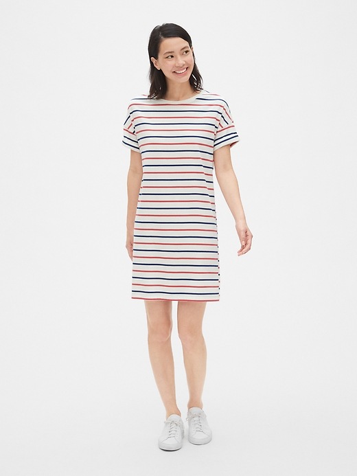 Image number 3 showing, Vintage Wash Stripe T-Shirt Dress